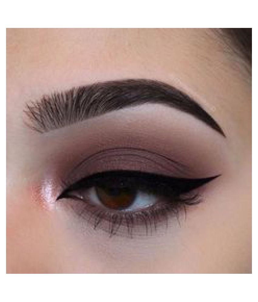 Mac Pen Eyeliner & Huda Beauty Pure Sterling Grey Contact Lenses Eyes