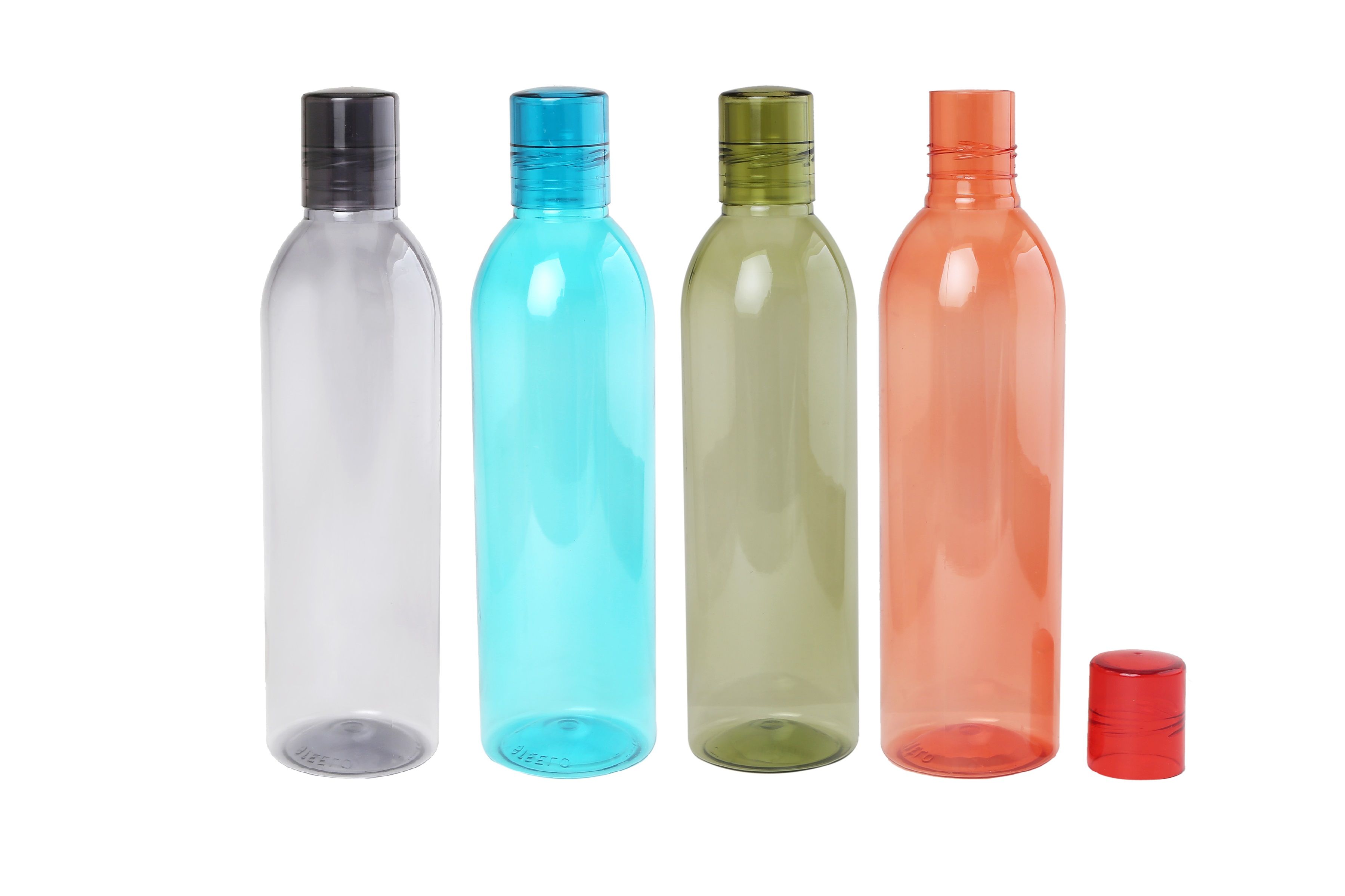 Csm Multicolour 1000 Ml Plastic Fridge Bottle Set Of 4: Buy Online At 