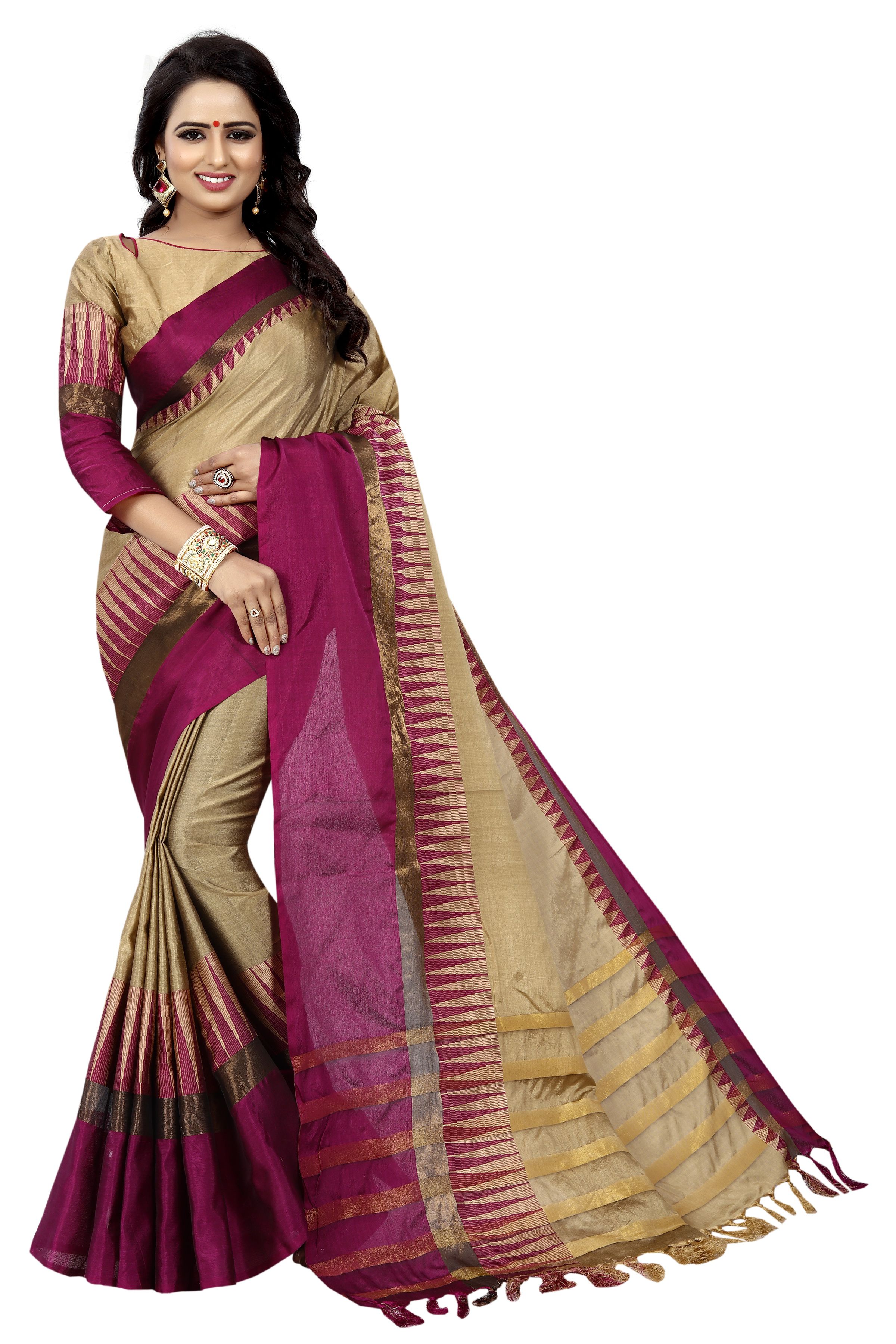 Aagam Fashion Pink Cotton Saree Buy Aagam Fashion Pink Cotton Saree Online At Low Price