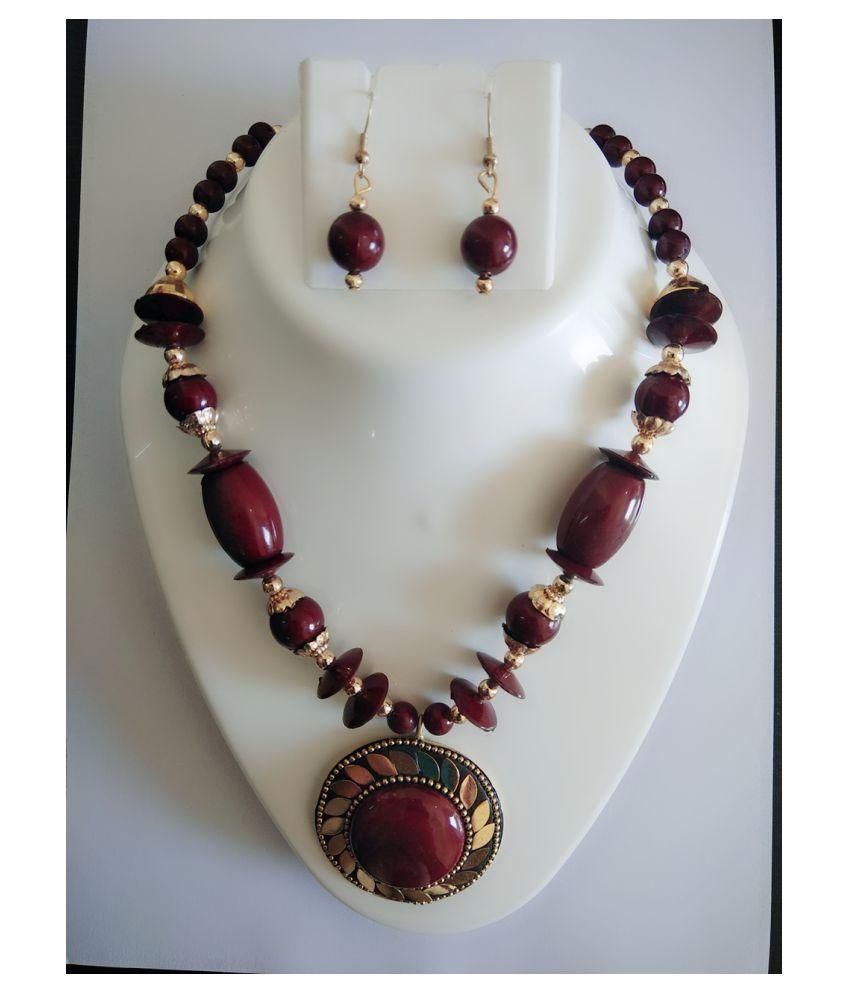 SOMOTO OXIDISED ARTIFICIAL JEWELLERY NECKLACE FOR LADIES ...
