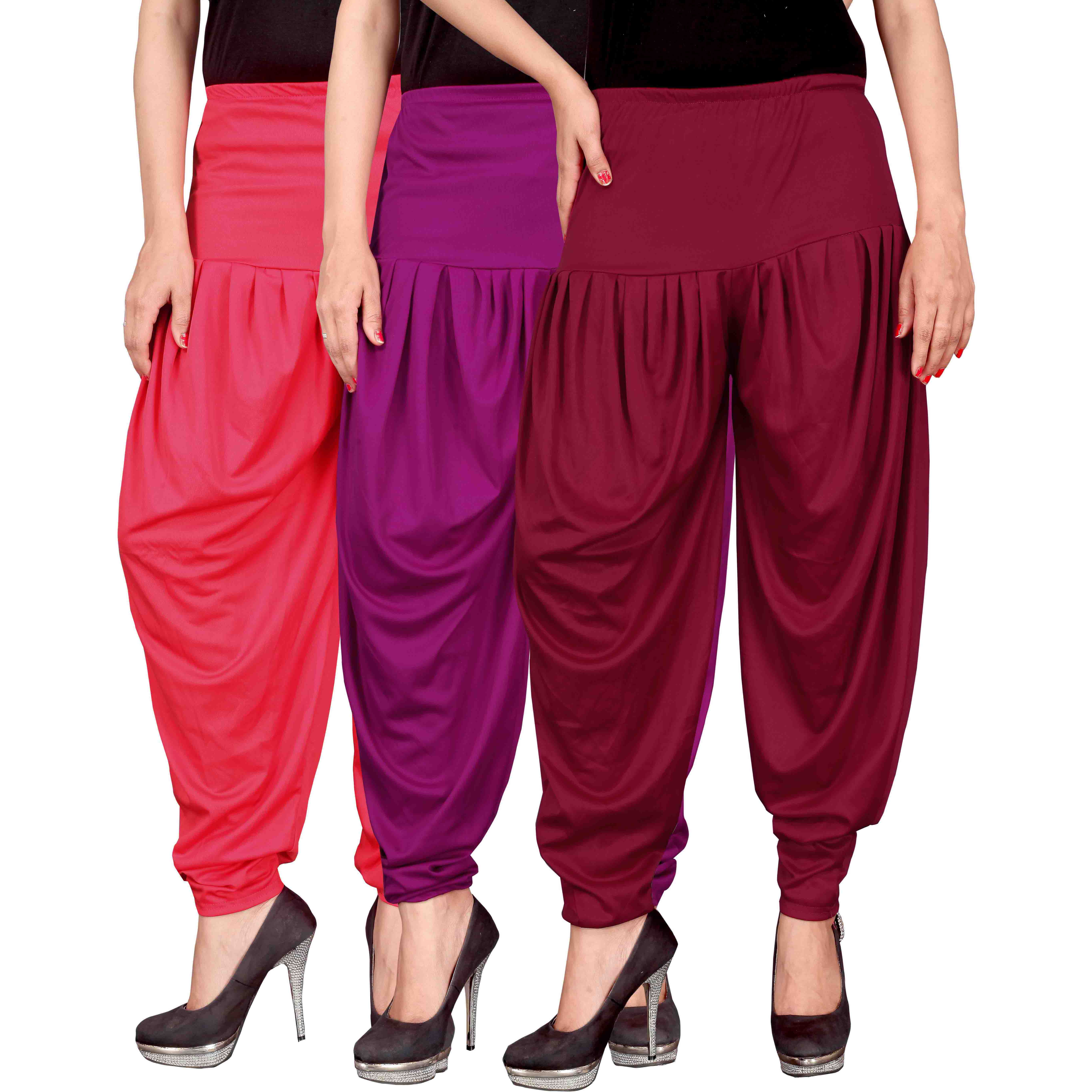 Fashion And Freedom Lycra Pack of 3 Dhoti Price in India - Buy Fashion ...