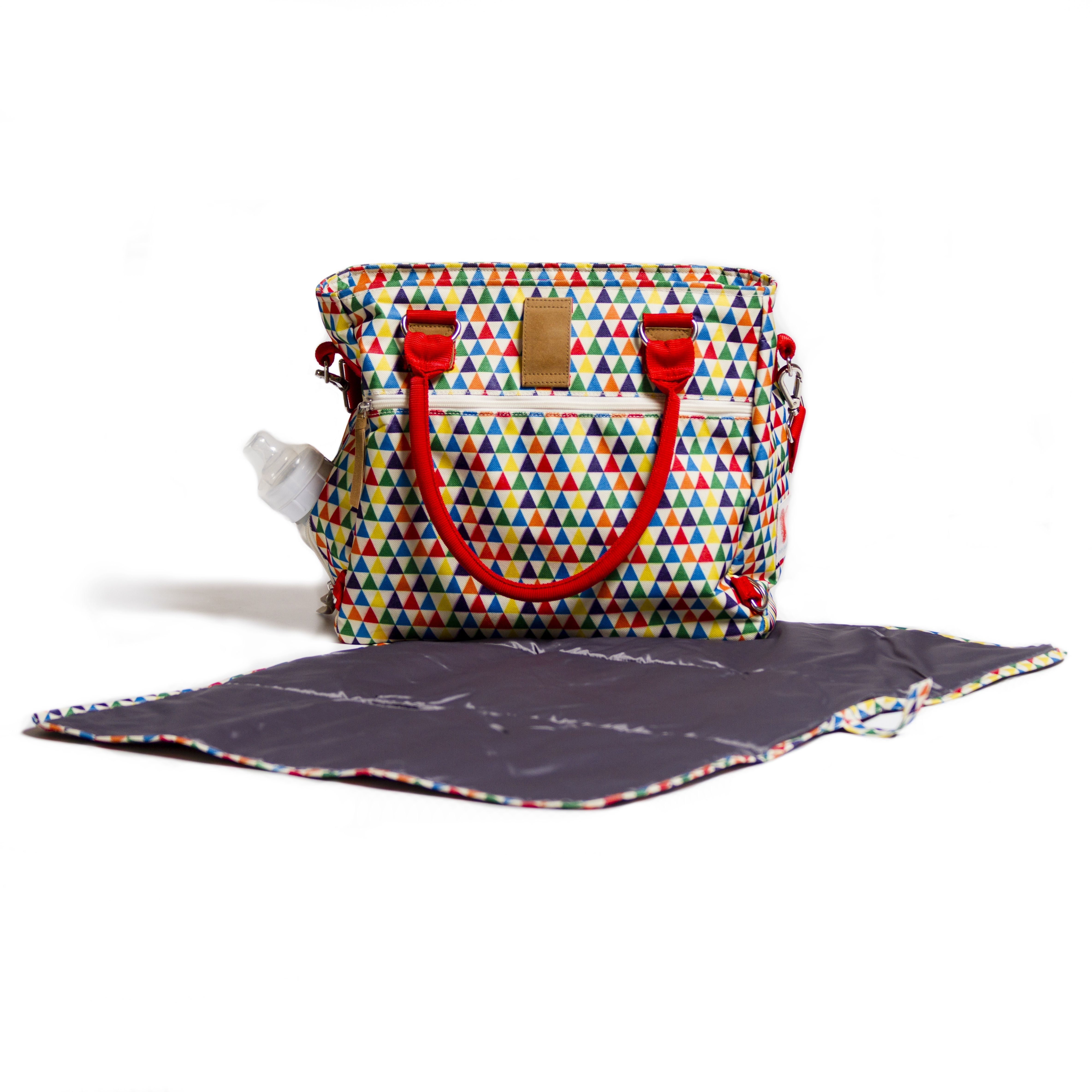 Baby Jalebi MultiColour Canvas Diaper Bag ( 31 cm Buy Baby Jalebi