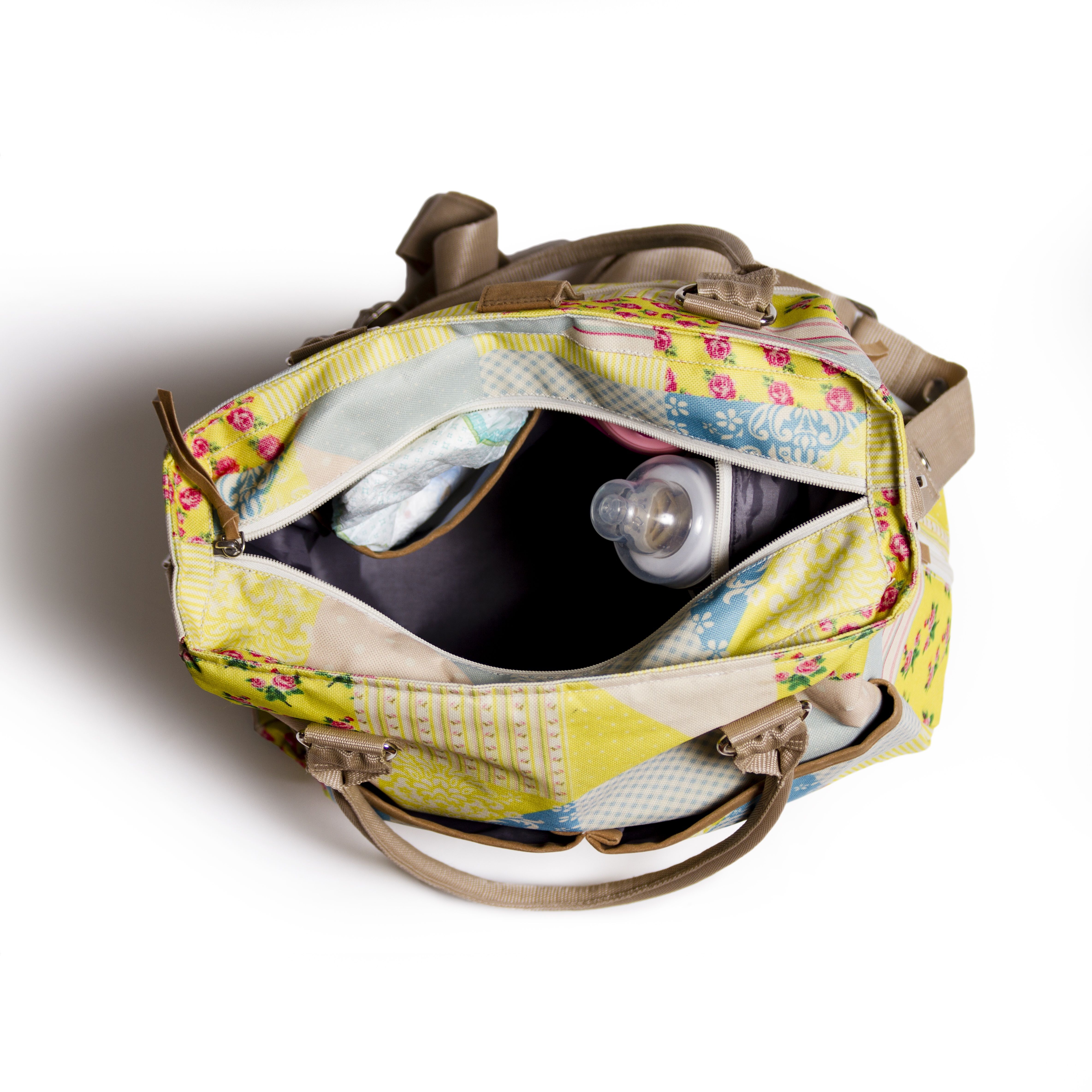 Baby Jalebi Yellow Canvas Diaper Bag ( 27 cm Buy Baby Jalebi Yellow