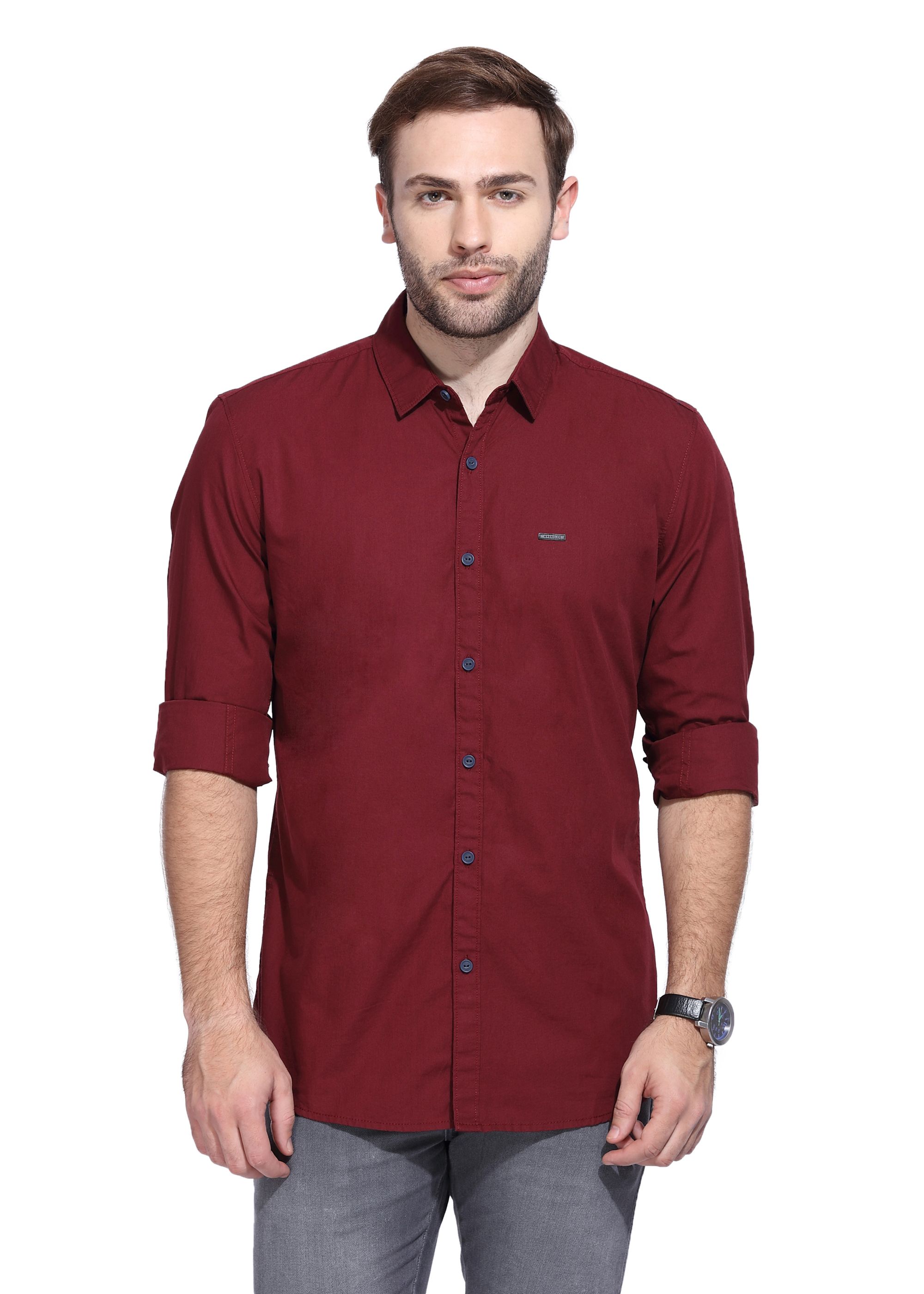 wrangler maroon shirt