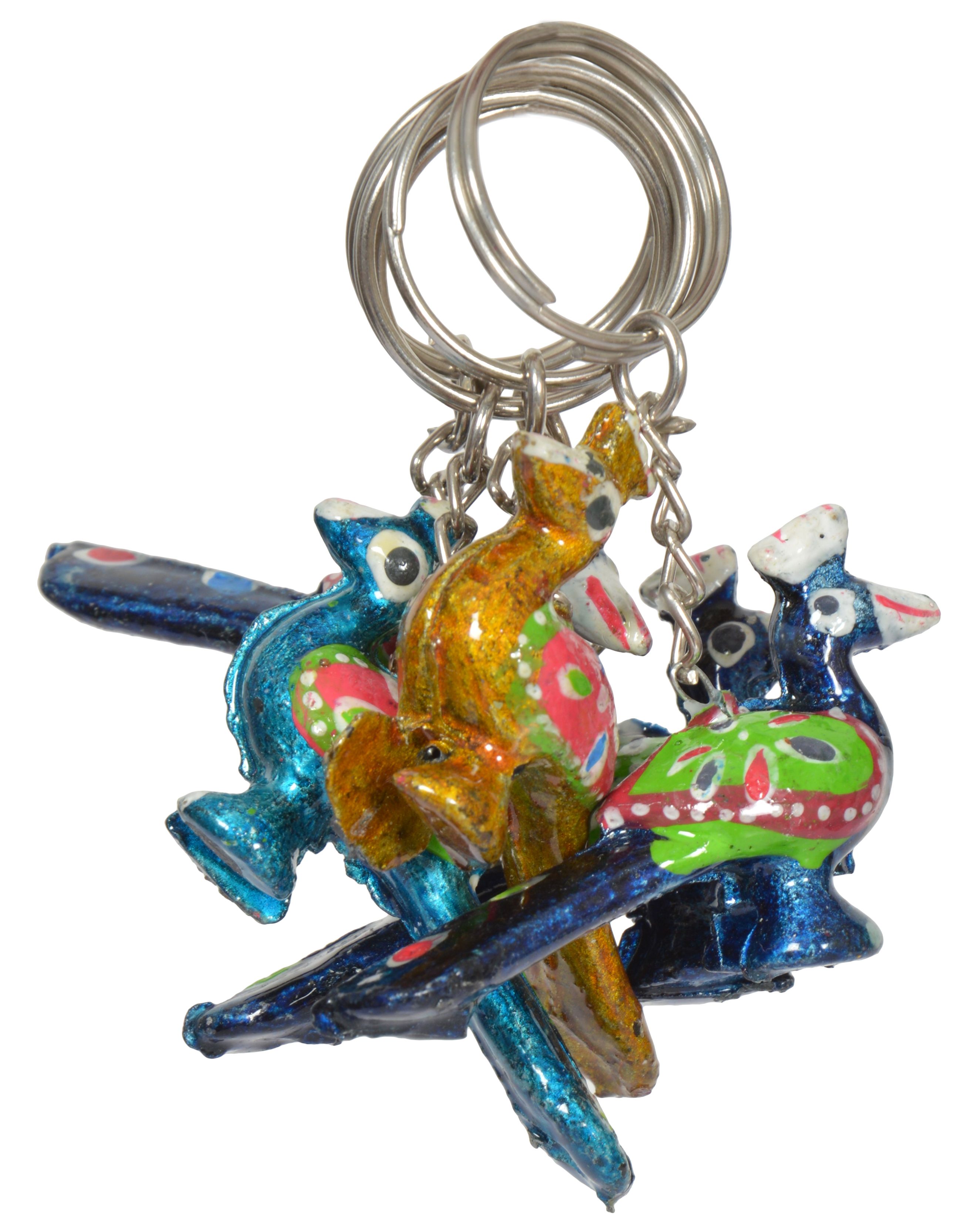 ramani Multicolour Ceramic Keychain Pack of 3 Buy ramani Multicolour