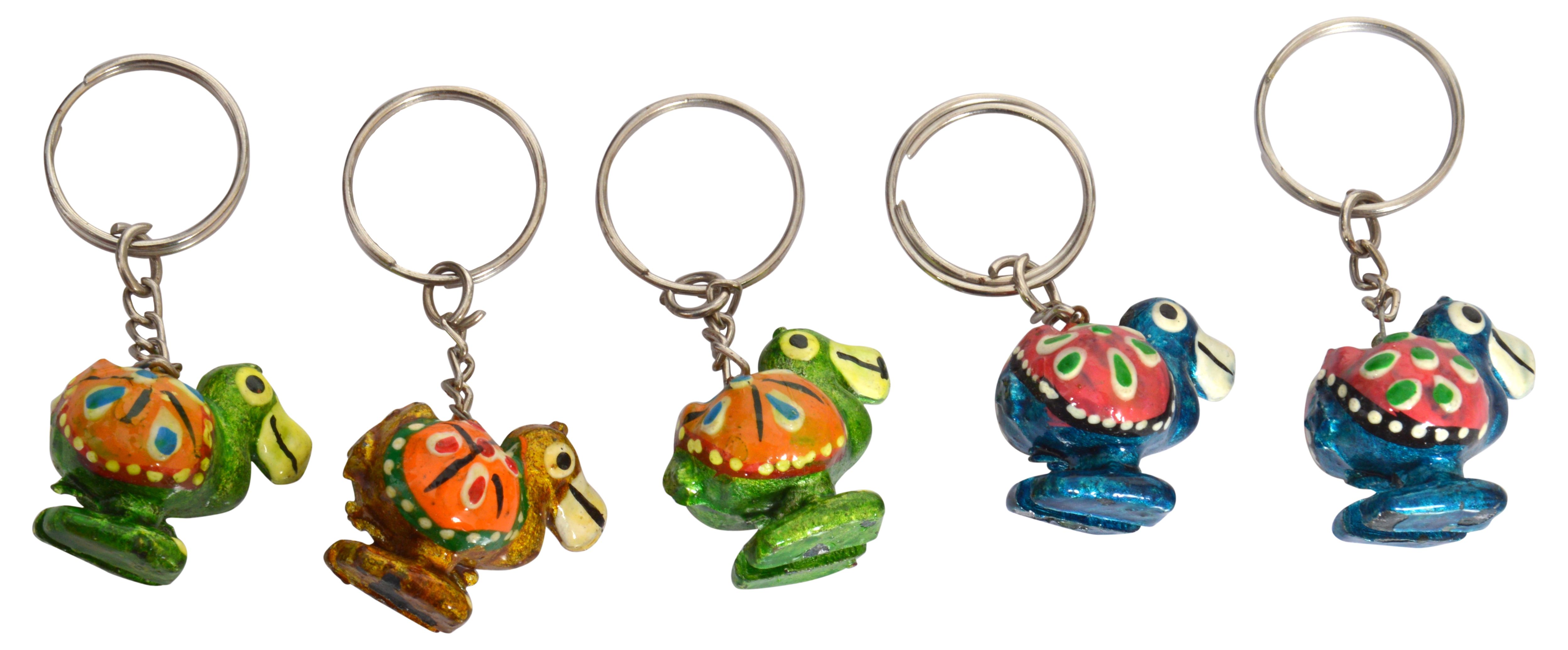 ramani Multicolour Ceramic Keychain Pack of 5 Buy ramani Multicolour
