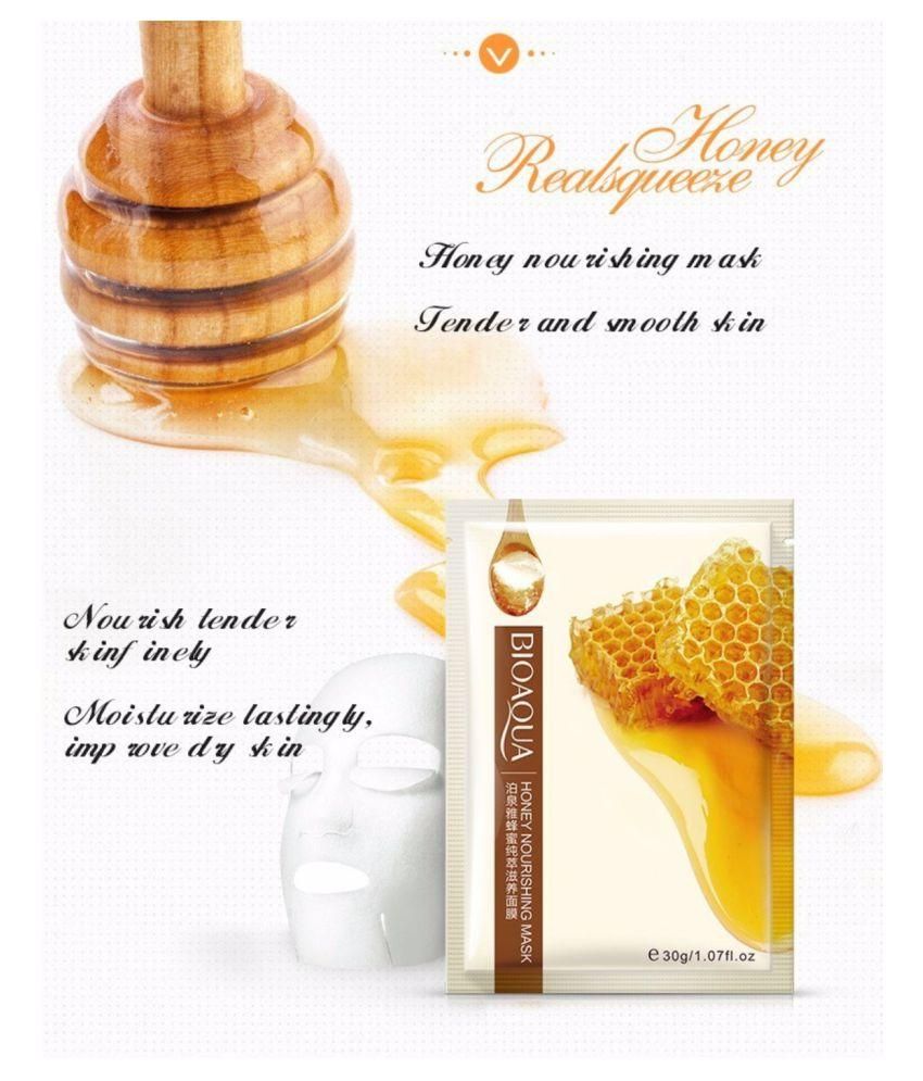 BioAqua HONEY NOURISHING MASK Face Mask Masks 30 gm Buy BioAqua HONEY