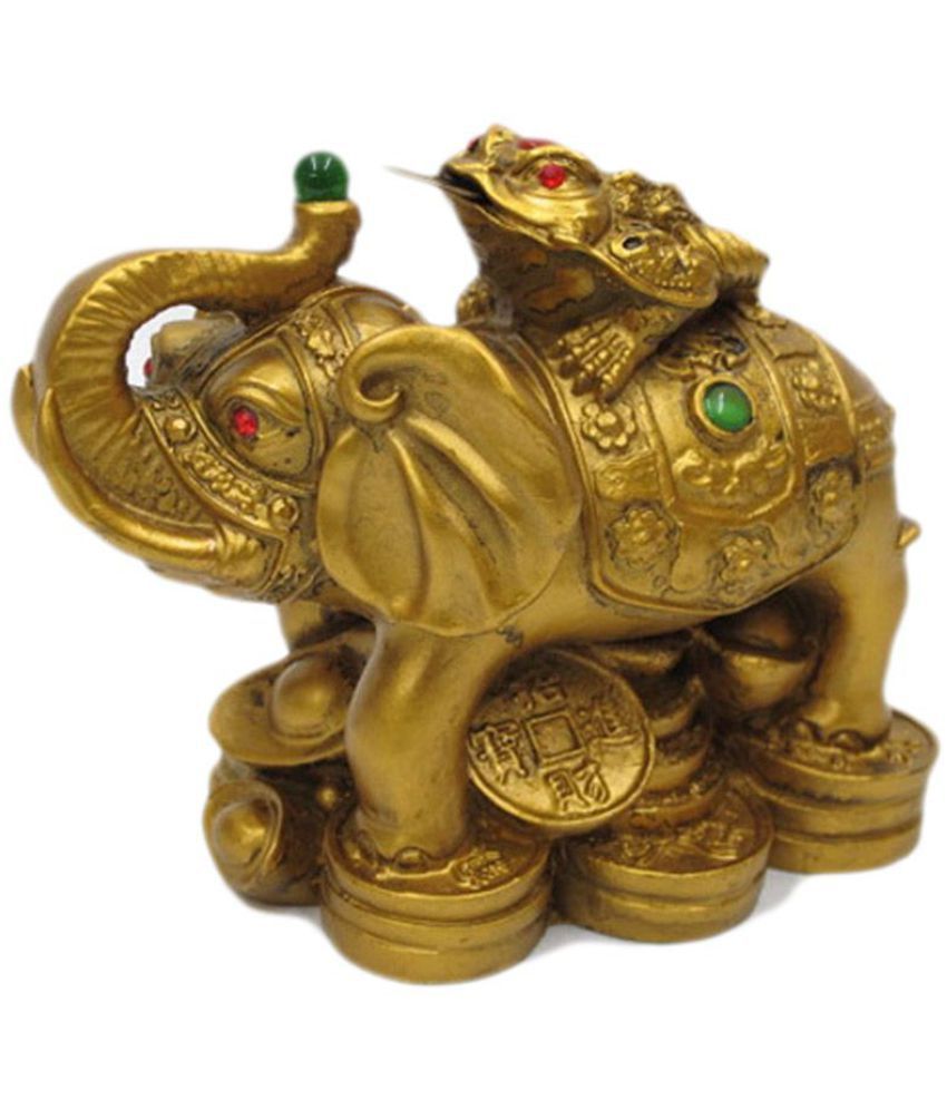     			Snaya Collection Collection Vastu Feng Shui Money Frog On Elephant