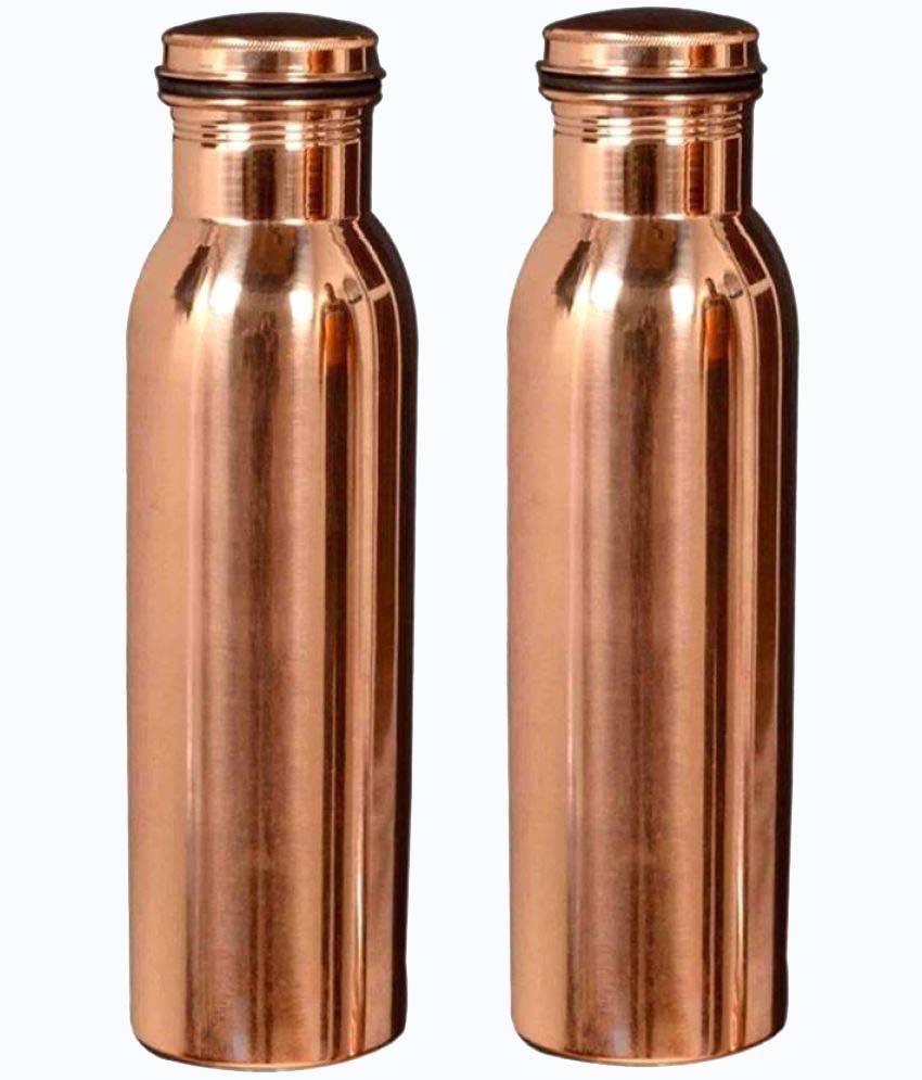     			ZCI Brown 1000 ml Water Bottle Set of 2