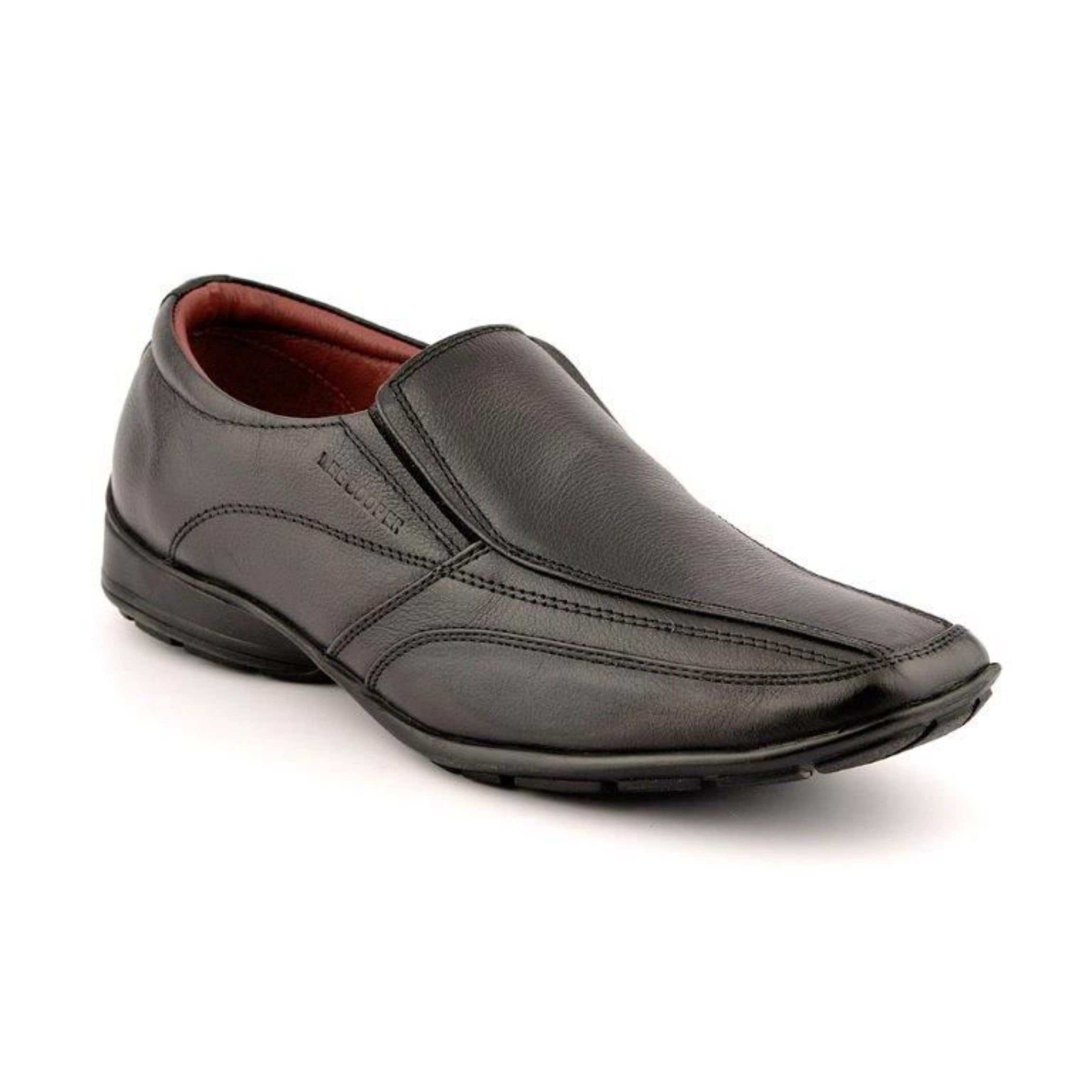 Lee Cooper Office Genuine Leather Black Formal Shoes Price in India ...