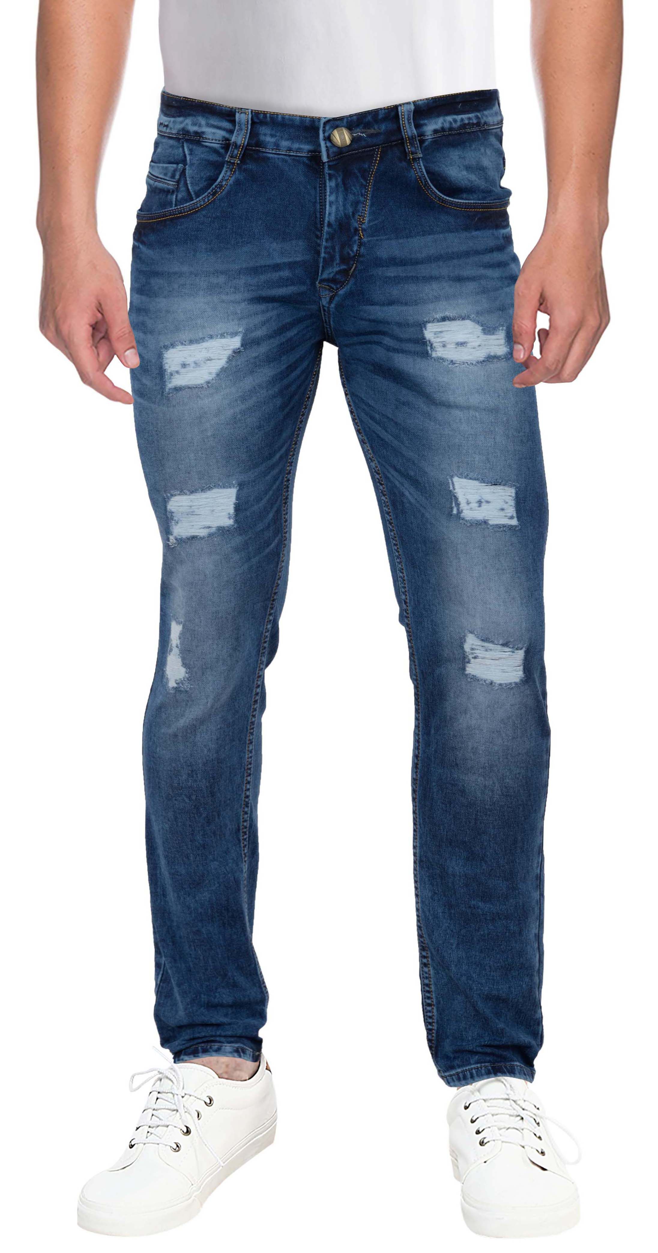 Royal Jeans Blue Slim Jeans - Buy Royal Jeans Blue Slim Jeans Online at ...