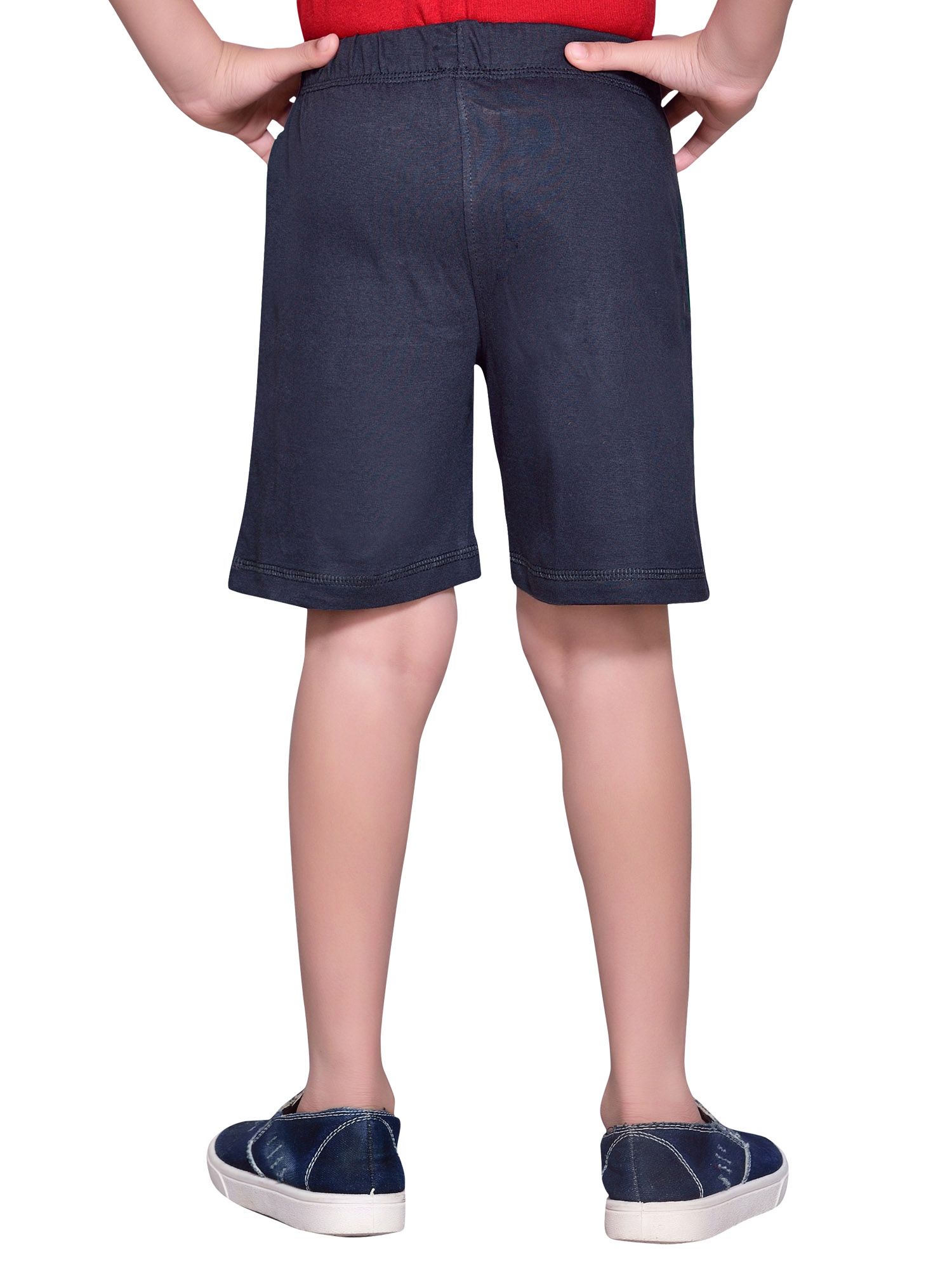 BOYS GREY AND ROYAL BLUE SHORTS - PACK OF 2 - Buy BOYS GREY AND ROYAL ...