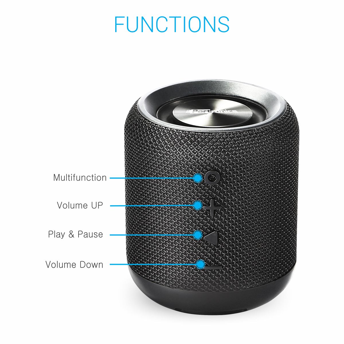 Portronics SoundDrum 10W Bluetooth Speaker (Black) Buy Portronics