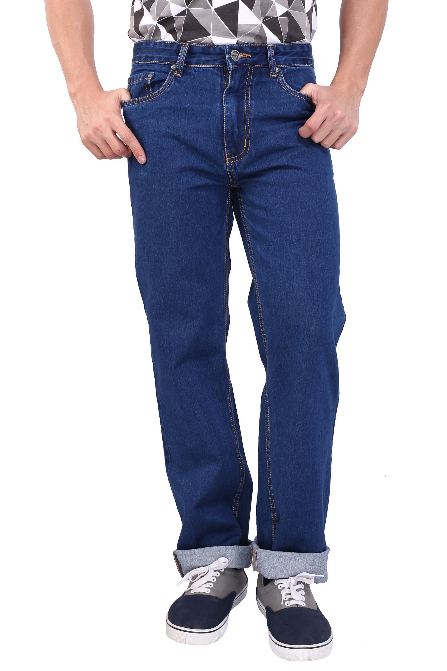 Flags Blue Relaxed Jeans - Buy Flags Blue Relaxed Jeans Online at Best ...