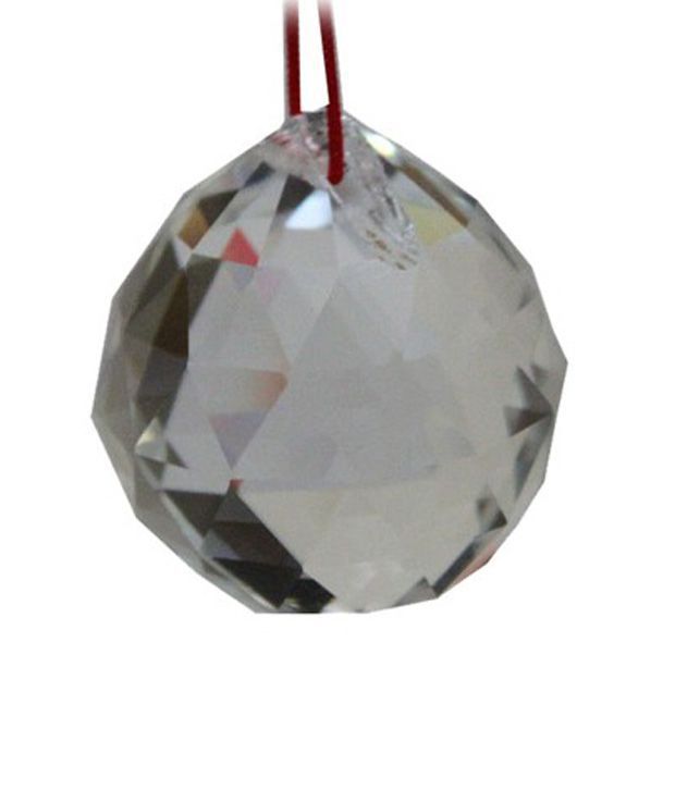     			King & Queen White Fengshui Hanging Crystal Ball 40mm Sphere Prism Rainbow Sun Catcher