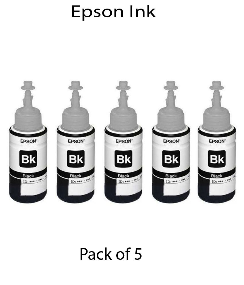     			Epson Black Ink Pack of 5