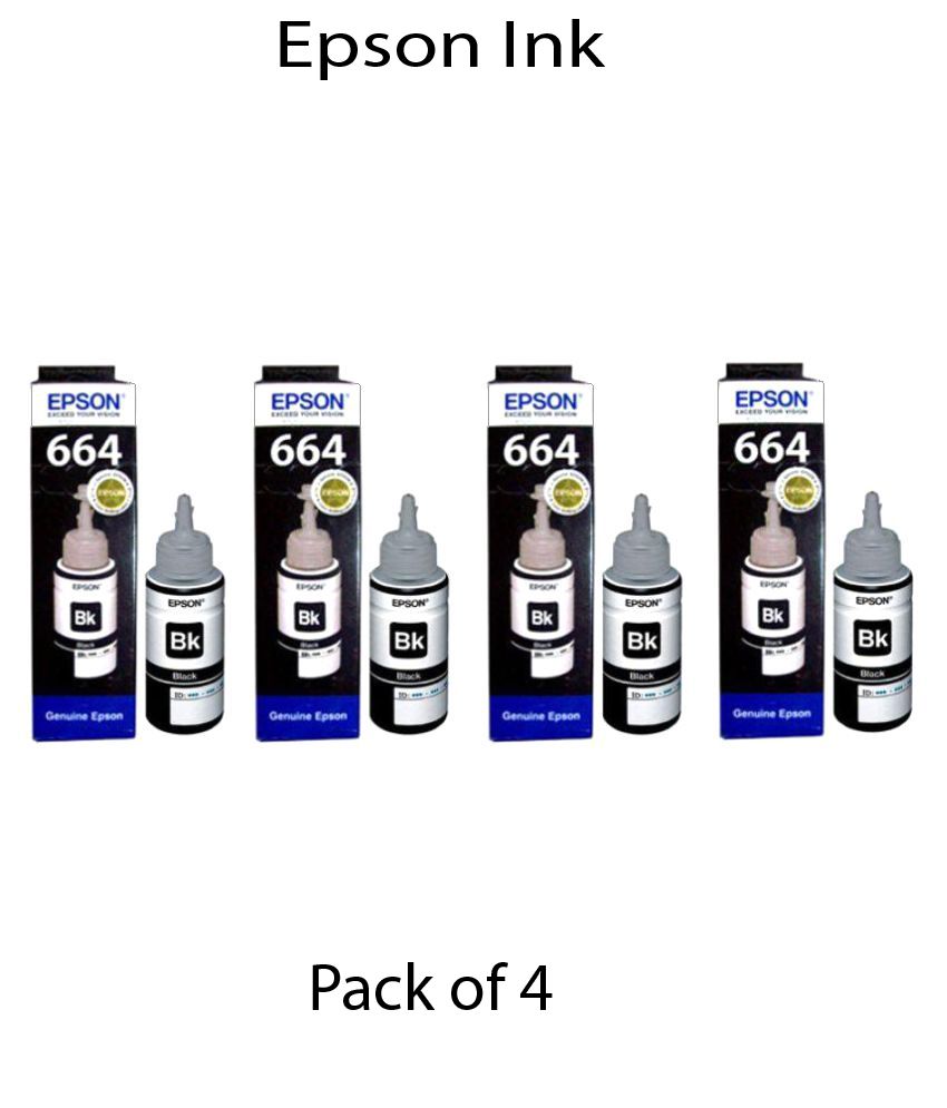     			Epson Black Ink Pack of 4
