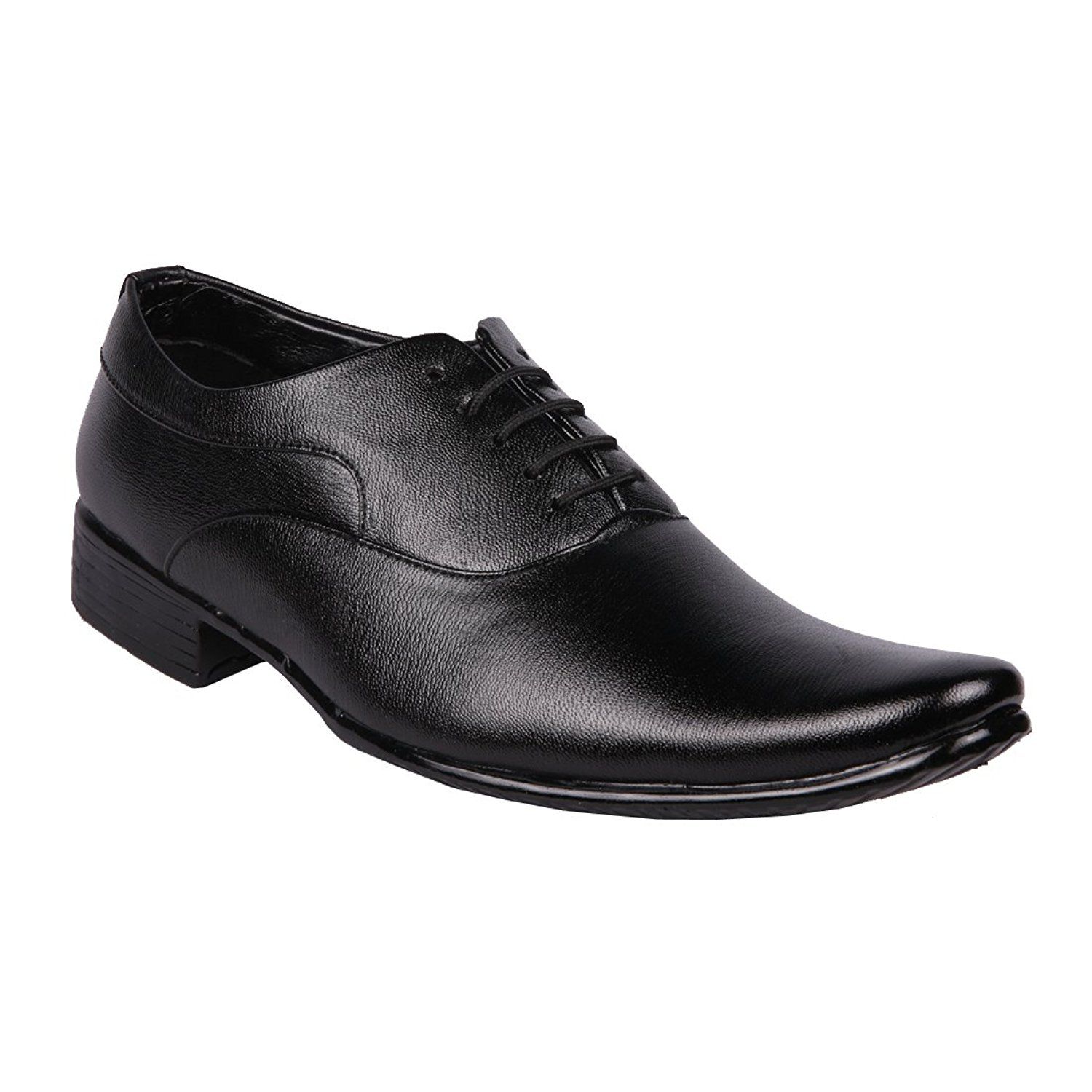 Advanced Derby Artificial Leather Black Formal Shoes Price in India ...