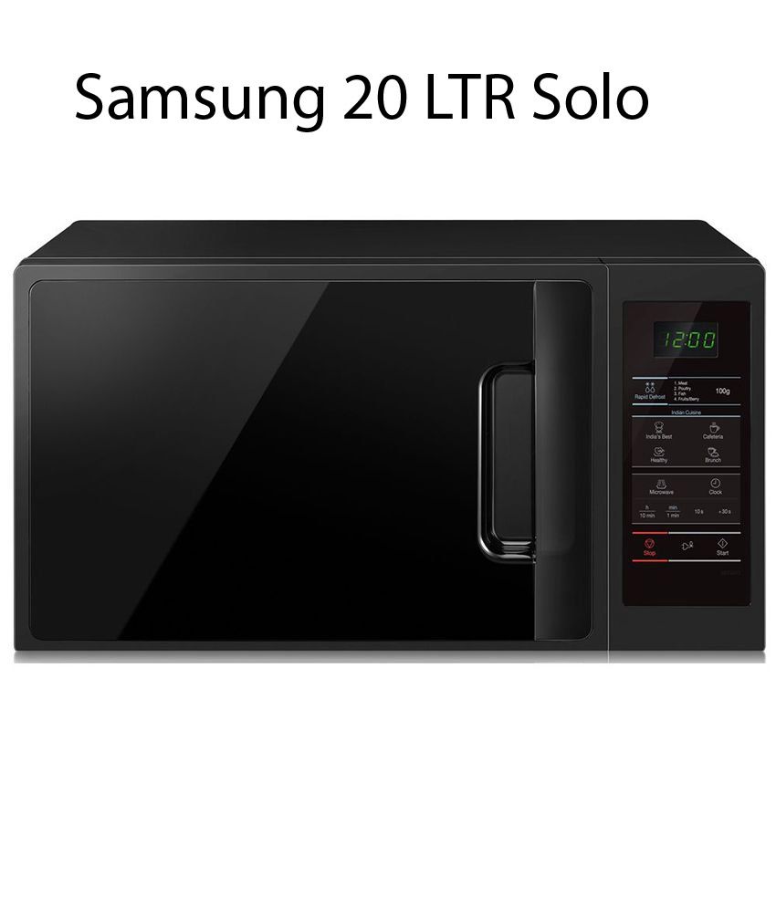 Samsung 20 LTR MW73AD-B Solo Microwave Oven Price in India - Buy