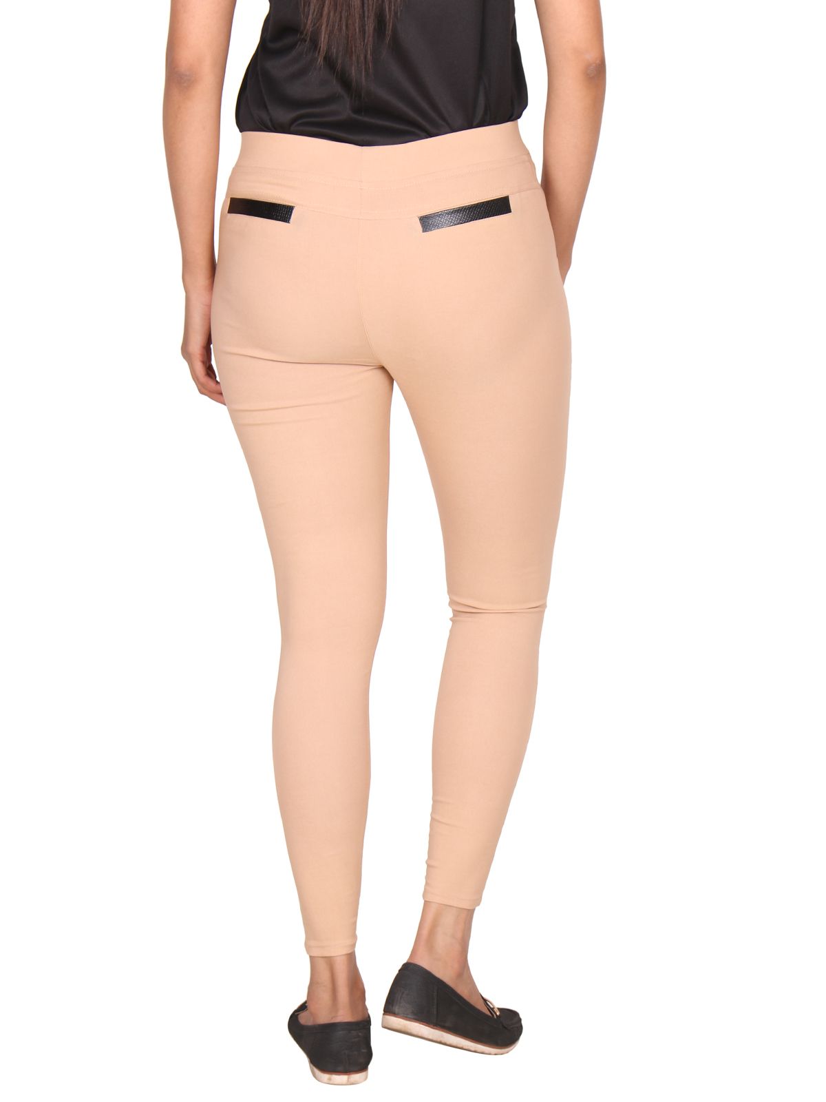 beige jeggings