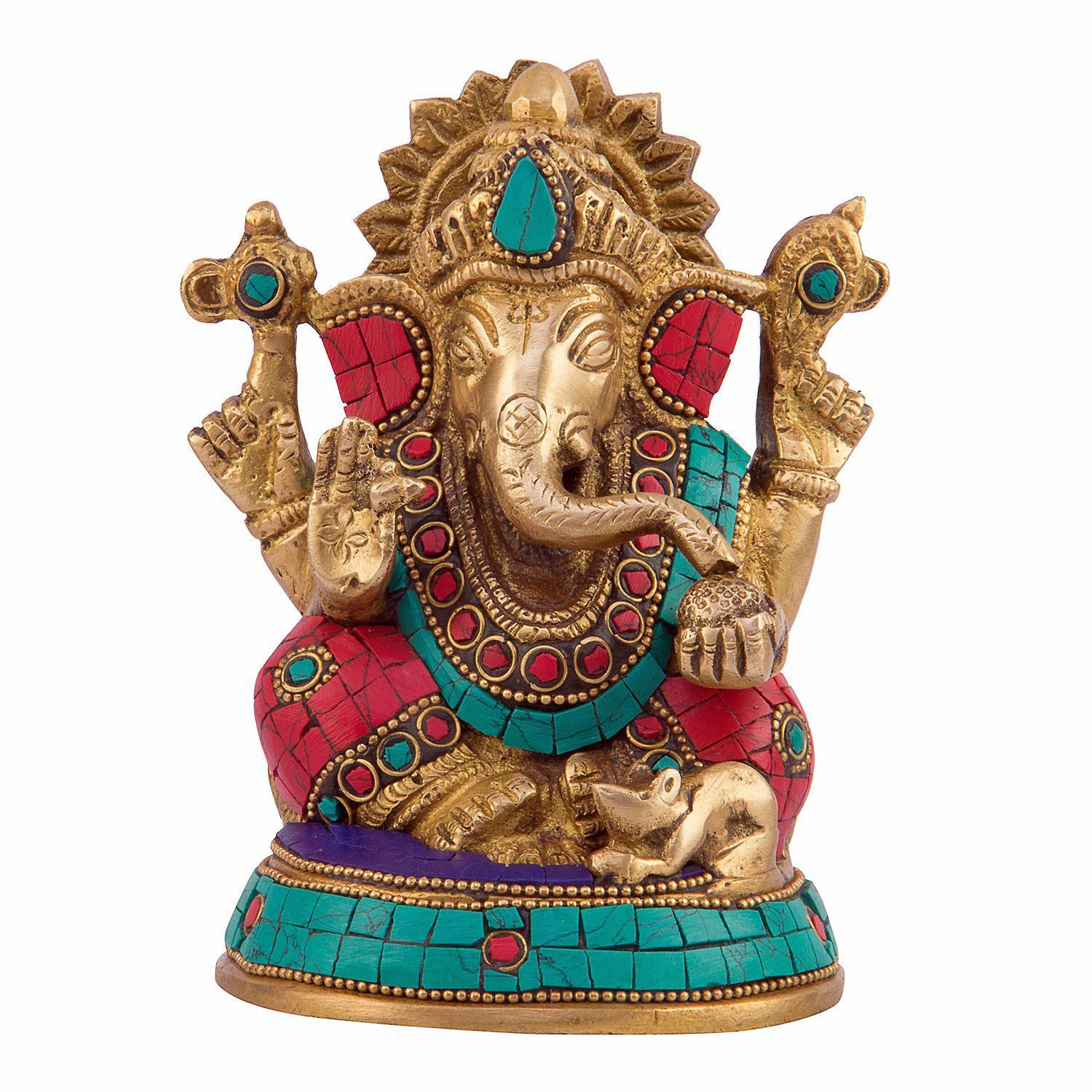 Kartique Ganesha Brass Idol Buy Kartique Ganesha Brass Idol At Best Price In India On Snapdeal 1561