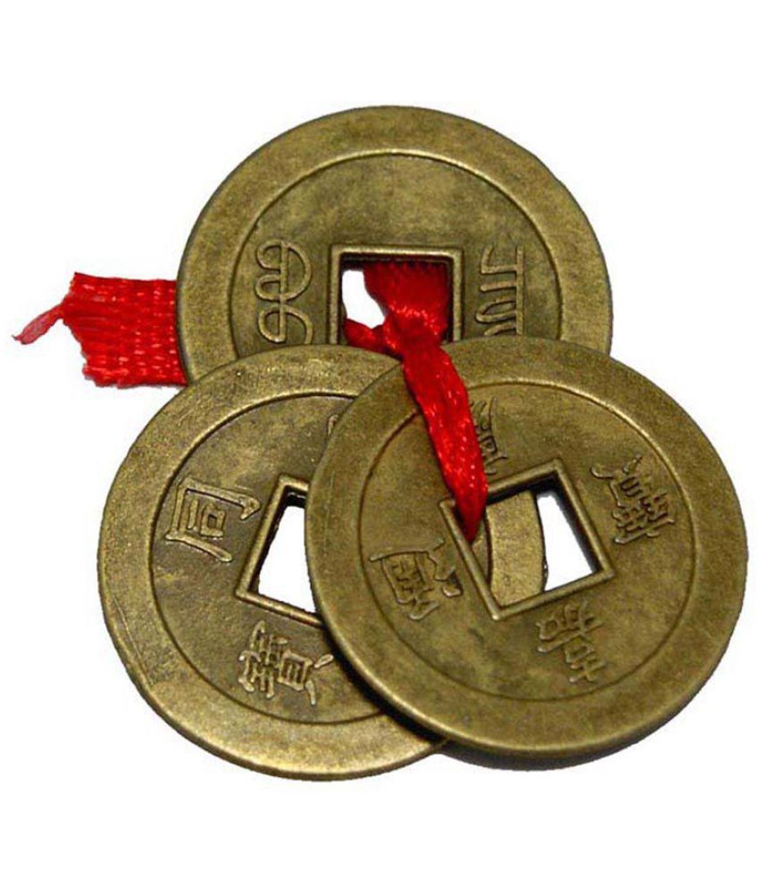     			King & Queen FengShui 3 Chinese Coins For Wealth & Goodluck