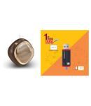 iBall 16gb dual hybrid pendrive and Musi Cube BT20 Bluetooth Speaker