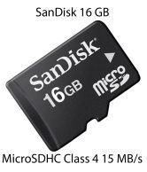 SanDisk 16 GB Class 4 Memory Card