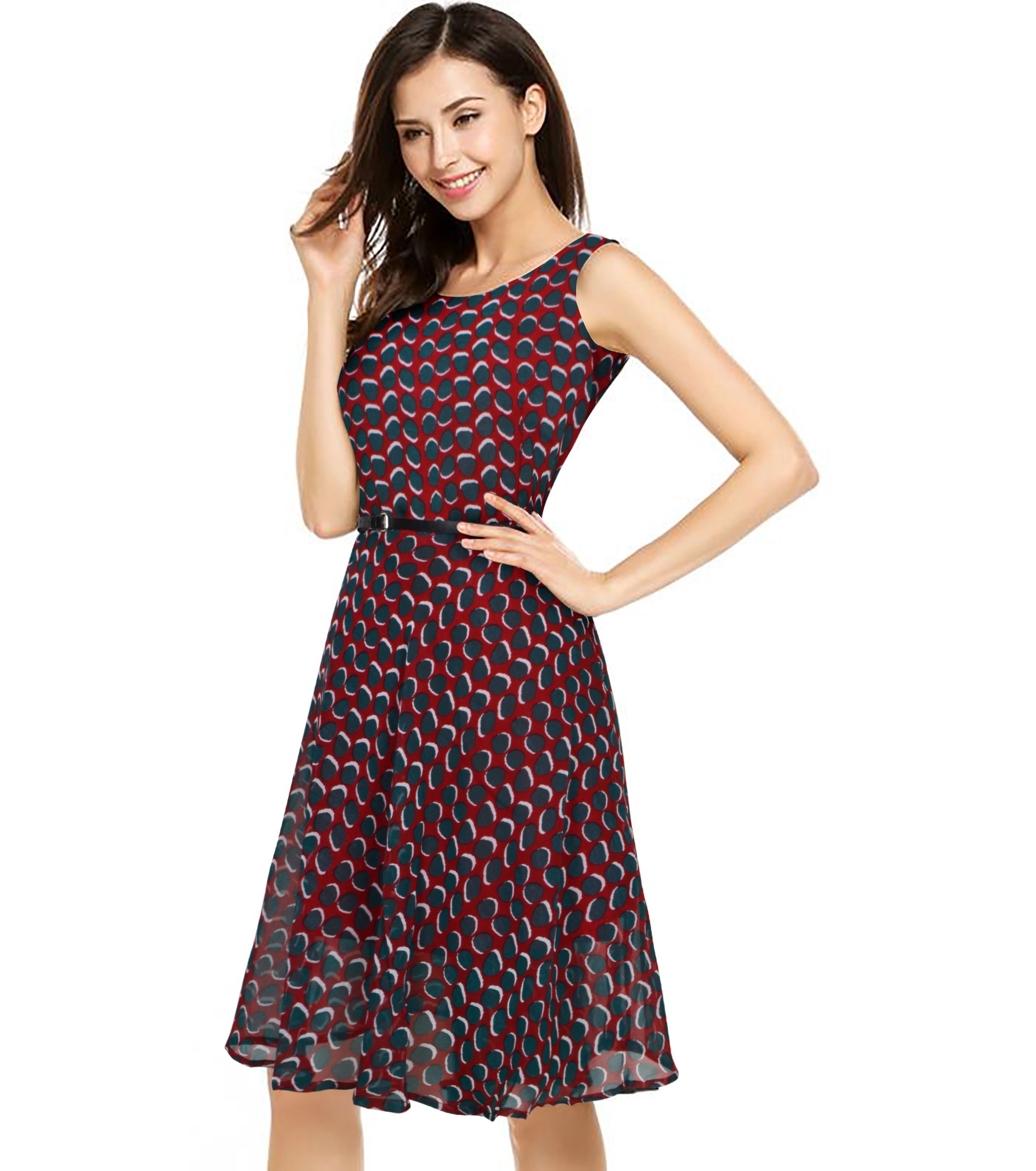 maroon ethnic gown
