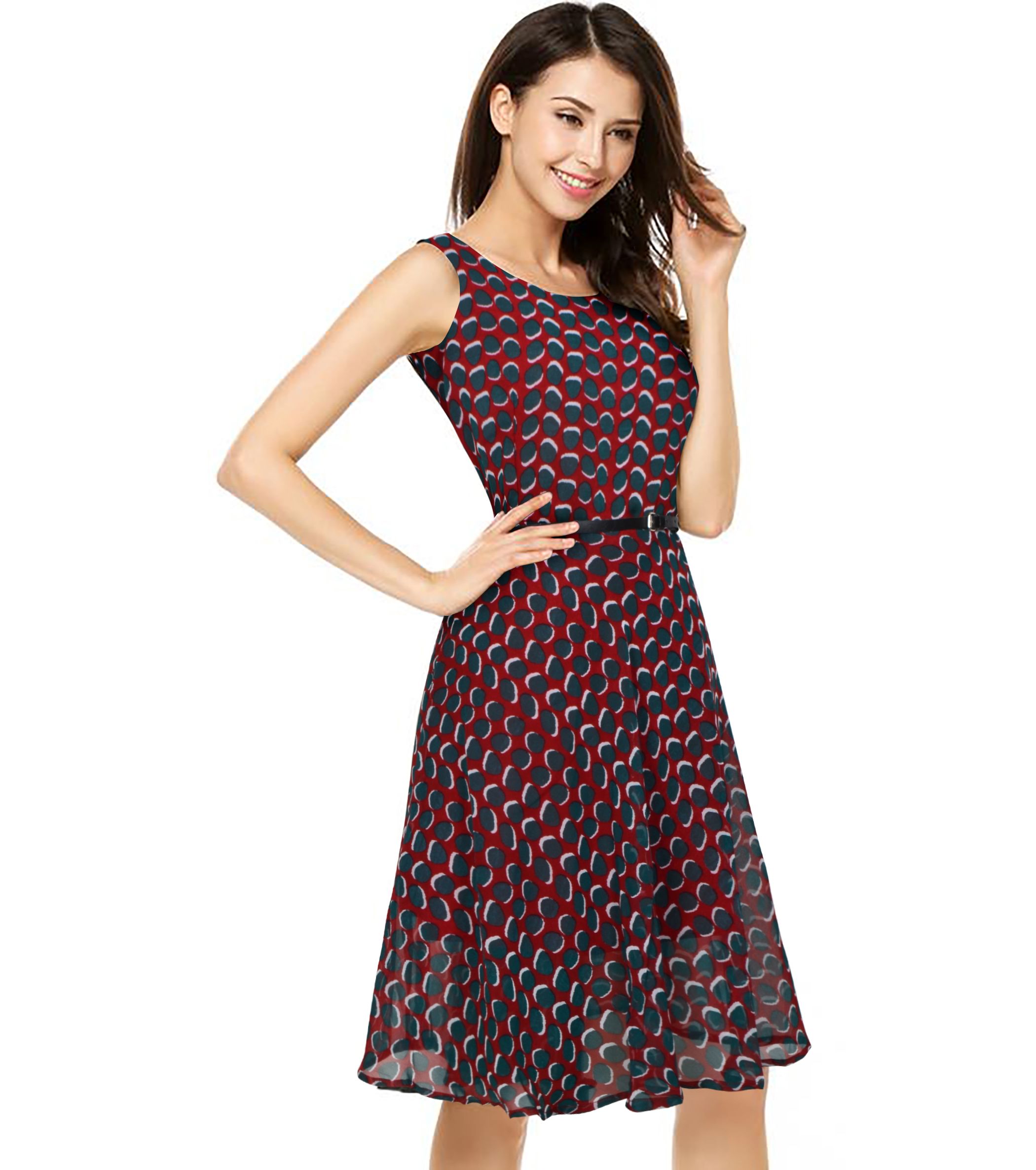 maroon ethnic gown