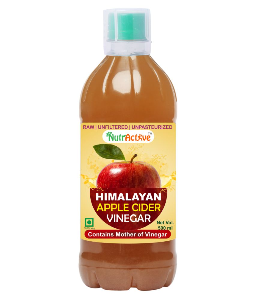 NutrActive Himalayan Apple Cider With Mother of Vinegar 500 ml Unflavoured Single Pack