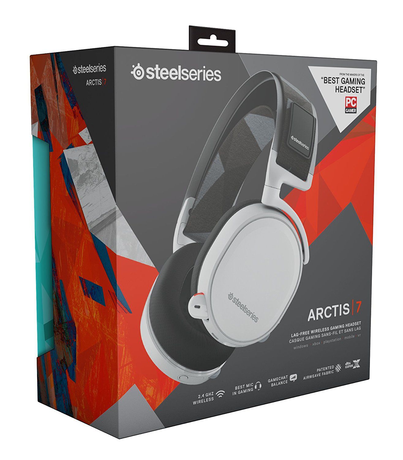 2019 Edition SteelSeries Arctis 7 61505 Renewed Lossless Wireless Gaming Headset with DTS H 