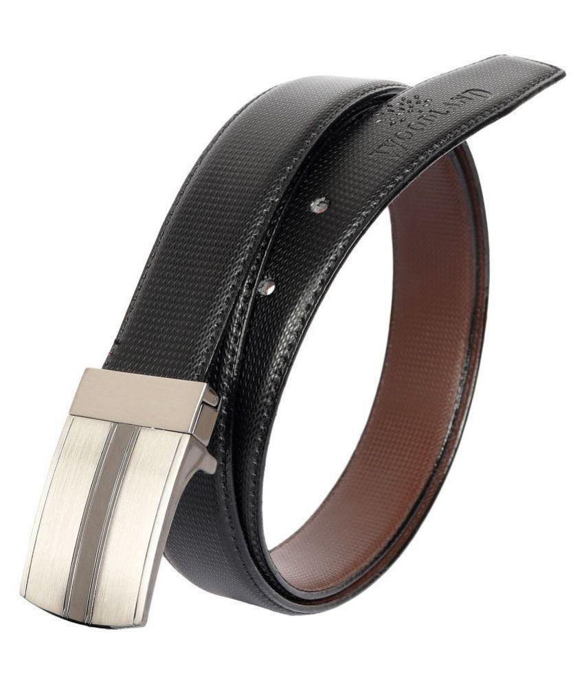 WOODLAND IMPORTS LEATHER Black Leather Formal Belt Pack of 1 Buy