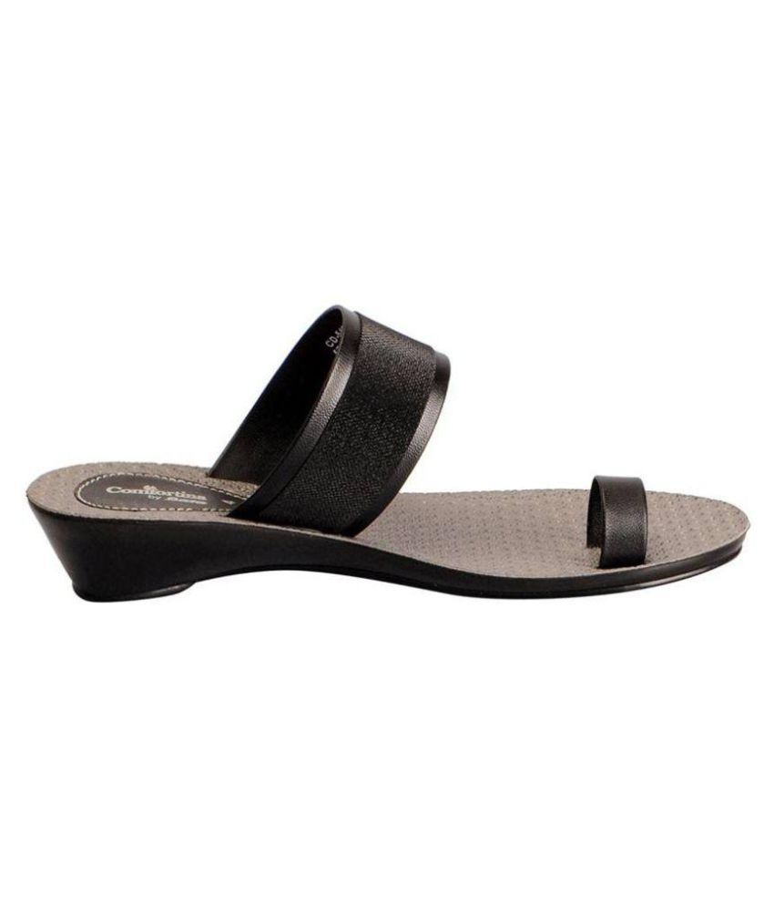 Bata Black Flats Price in India- Buy Bata Black Flats Online at Snapdeal