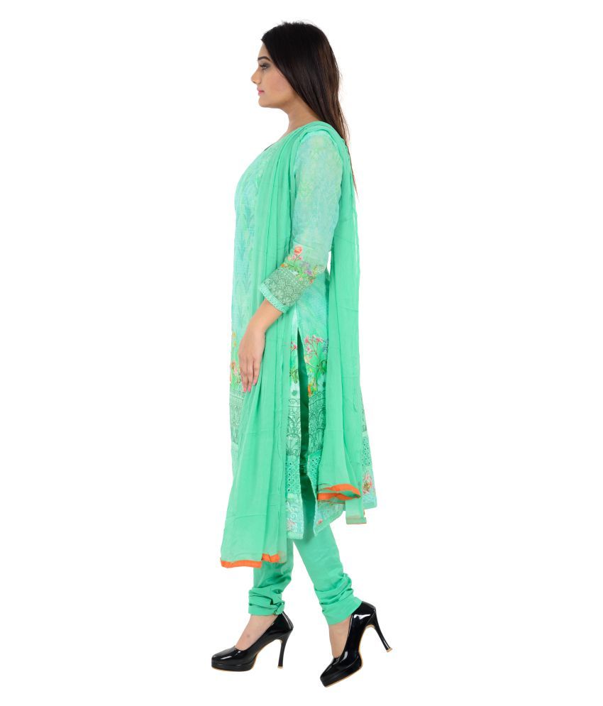 meesho organza suit