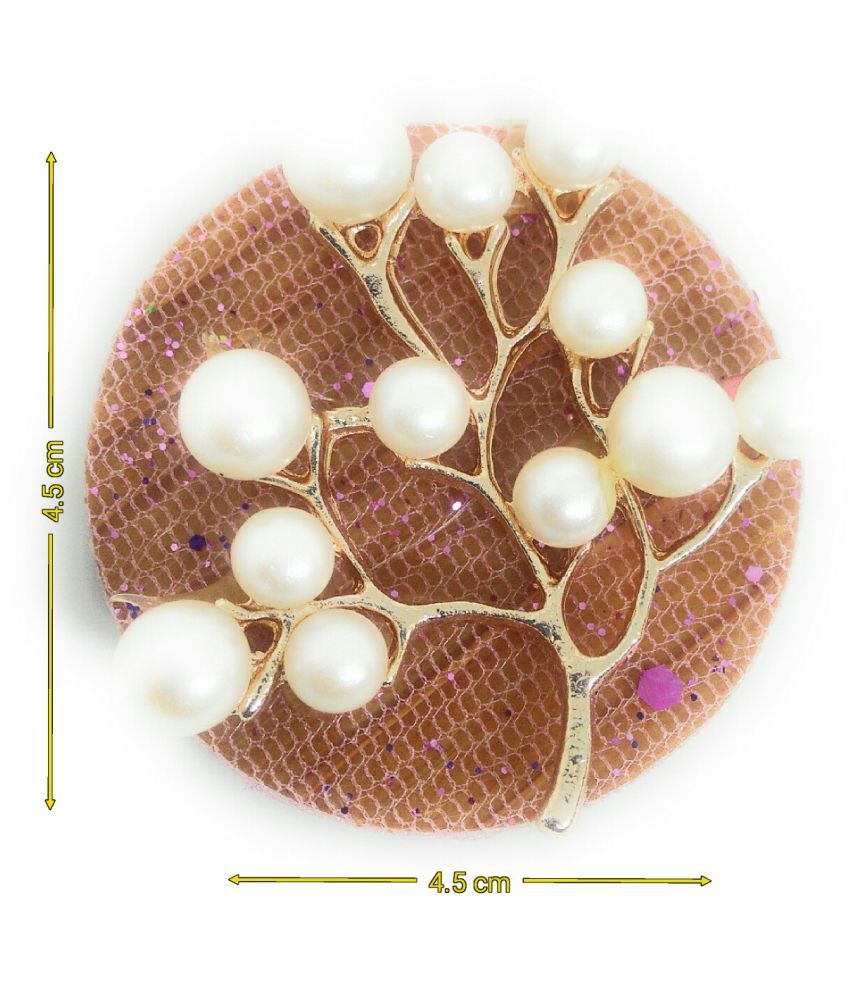 Khubsurat Saree Pin Brooch for Women & Girls, Set of 2 Pieces, Stone