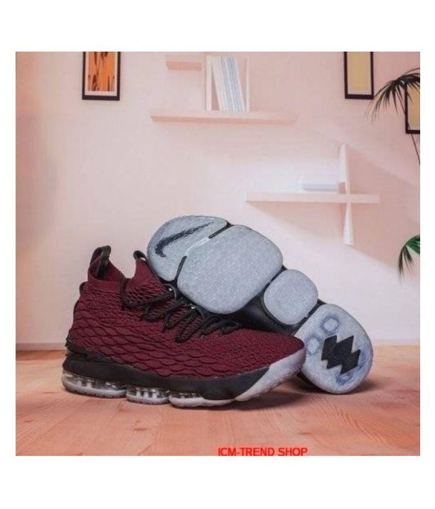 lebron 15 burgundy
