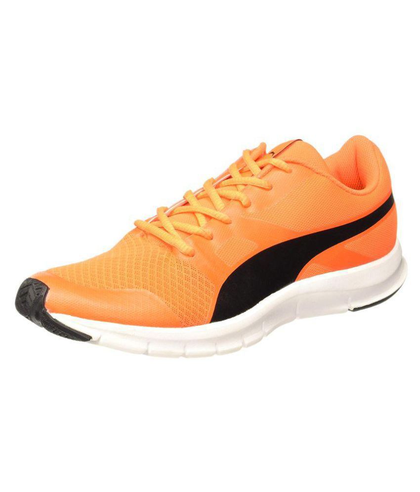 orange puma running shoes