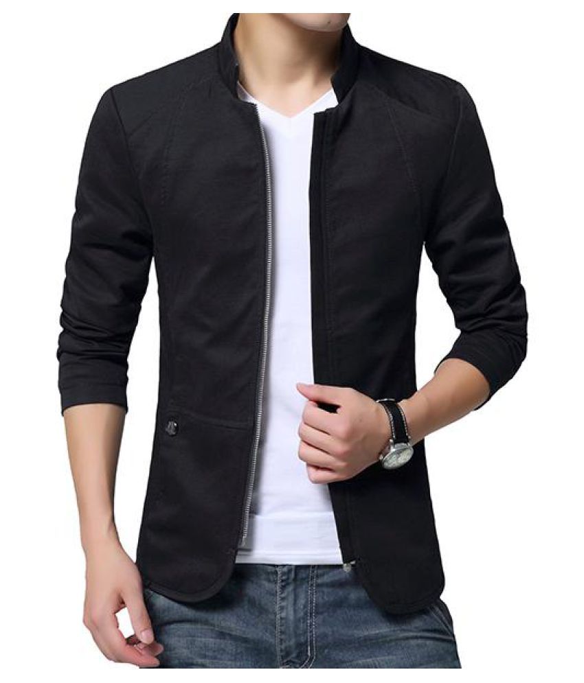 collar zipper jacket