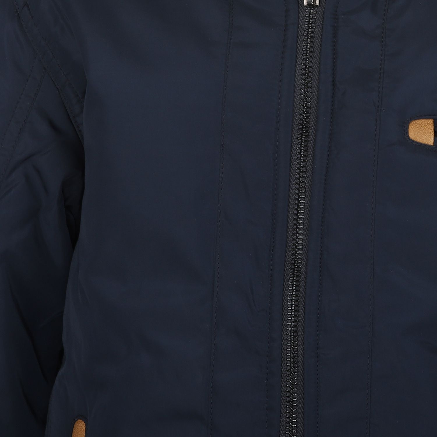 navy blue polyester jacket