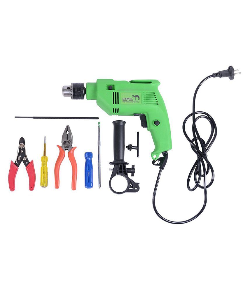 Camel 13mm 500W Impact Drill Machine with Piler,Tester,Screw Driver