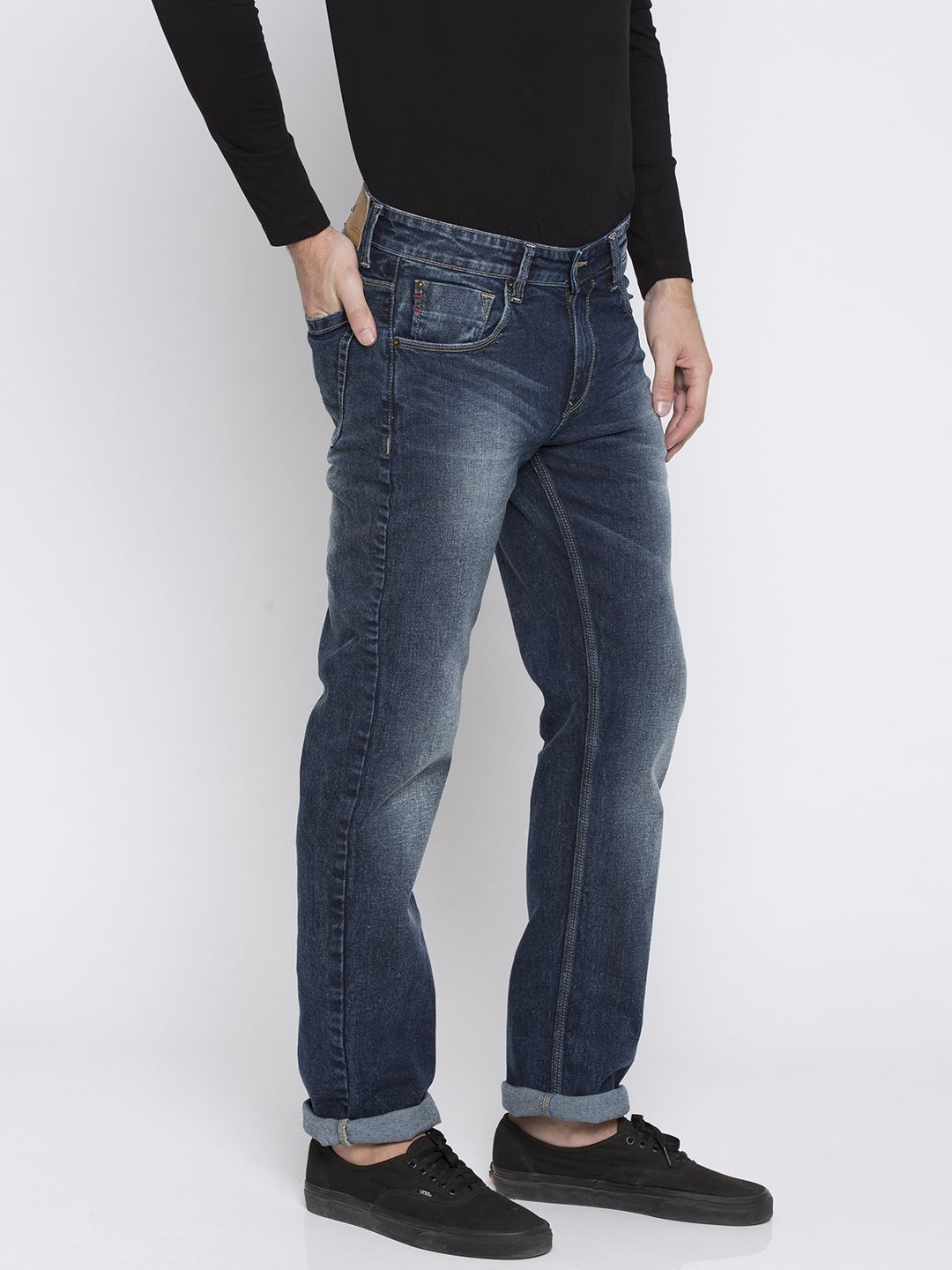 spykar regular men blue jeans