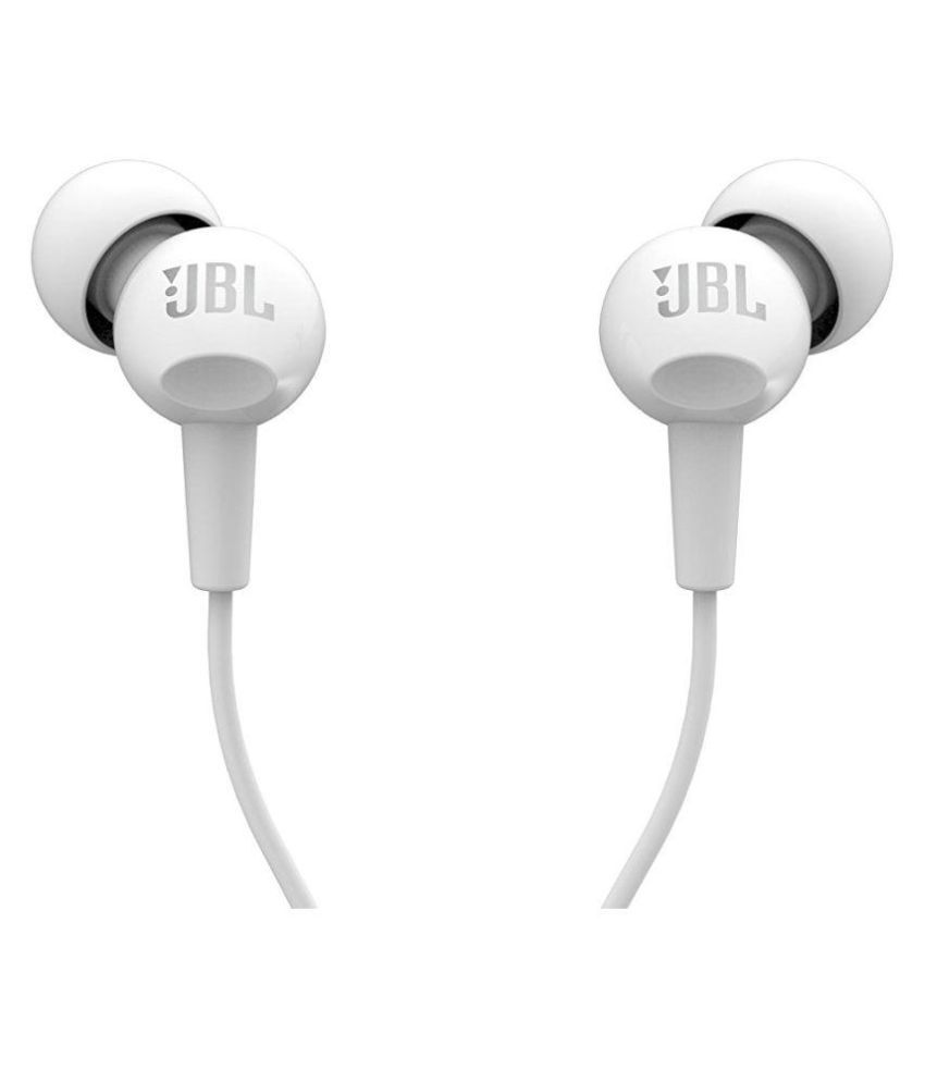 omfashion6495 JBL C100SI WHITE In Ear 