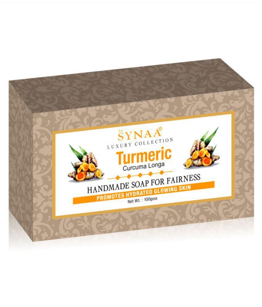 Synaa Turmeric Handmade Soap 100 g Buy Synaa Turmeric Handmade Soap