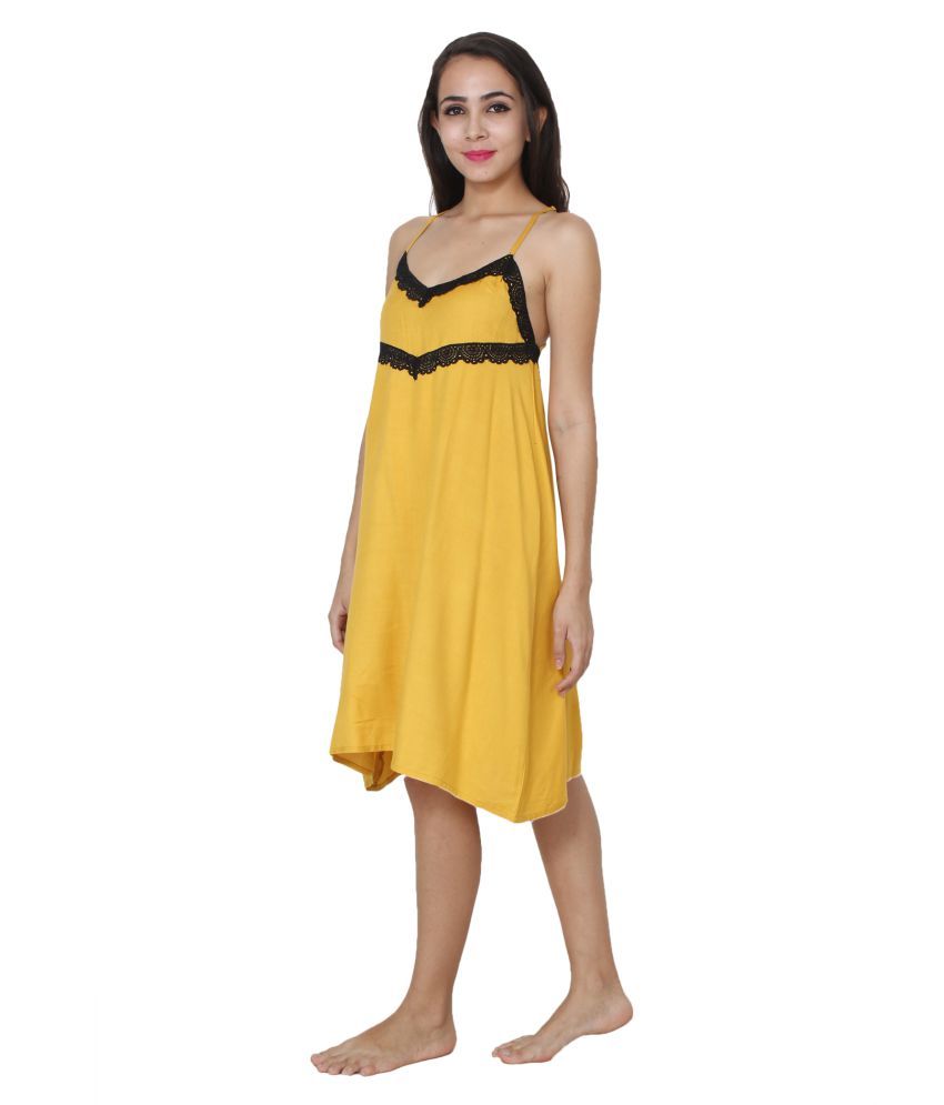 yellow fit and flare