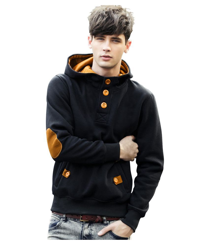 Eyebogler Black Hooded Sweatshirt - Buy 
