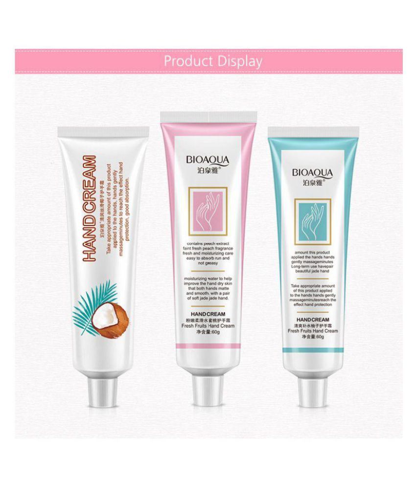 BioAqua HAND CREAM Hand Cream 60 gm Buy BioAqua HAND CREAM Hand Cream