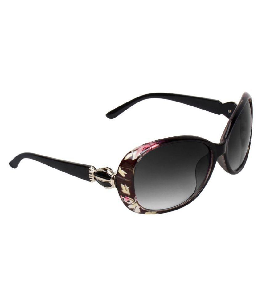 Zyaden Black Oval Sunglasses ( SW-463 )