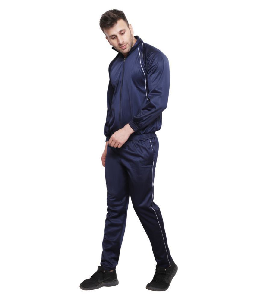 mens nylon tracksuit set