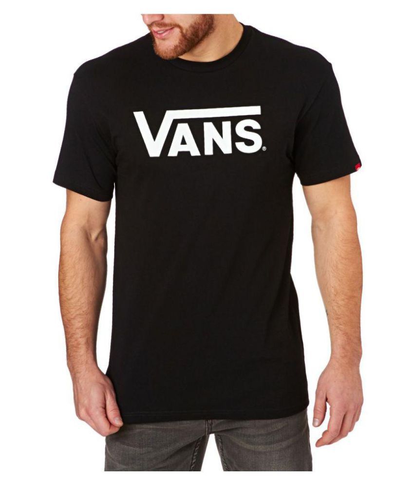 VANS Black Relaxed Fit Polo T Shirt - Buy VANS Black Relaxed Fit Polo T ...